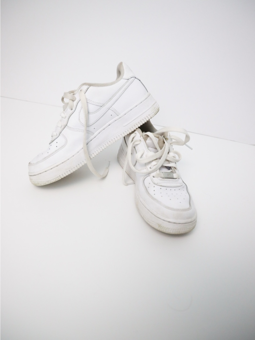 Nike Kids White Low-Top Sneakers Air Force 1